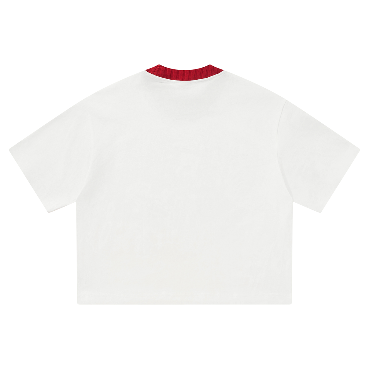 Presidential Red Collar Boxy T-Shirt