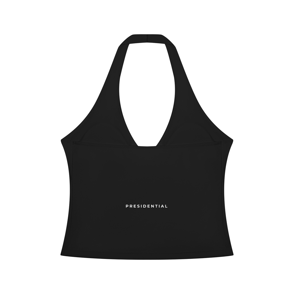 Women’s Ruched Halter Yoga Tank Top
