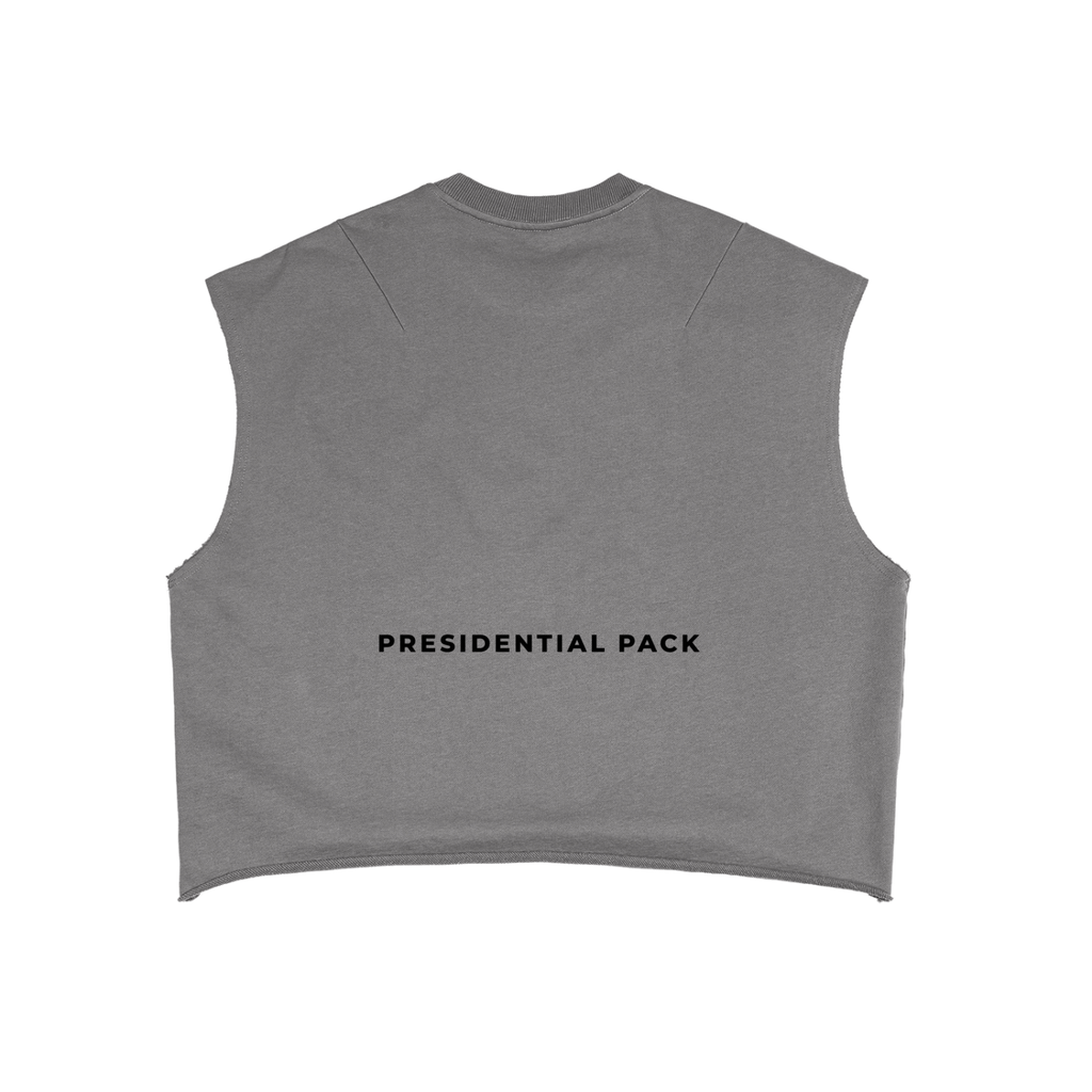 French "Midnight" Terry Boxy Tank Top