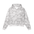 "Presidential" Dirty Washed Zip-Up Fleece Hoodie