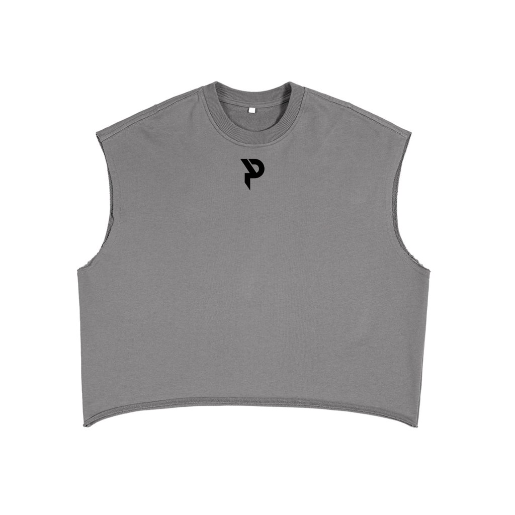French "Midnight" Terry Boxy Tank Top