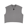 French "Midnight" Terry Boxy Tank Top