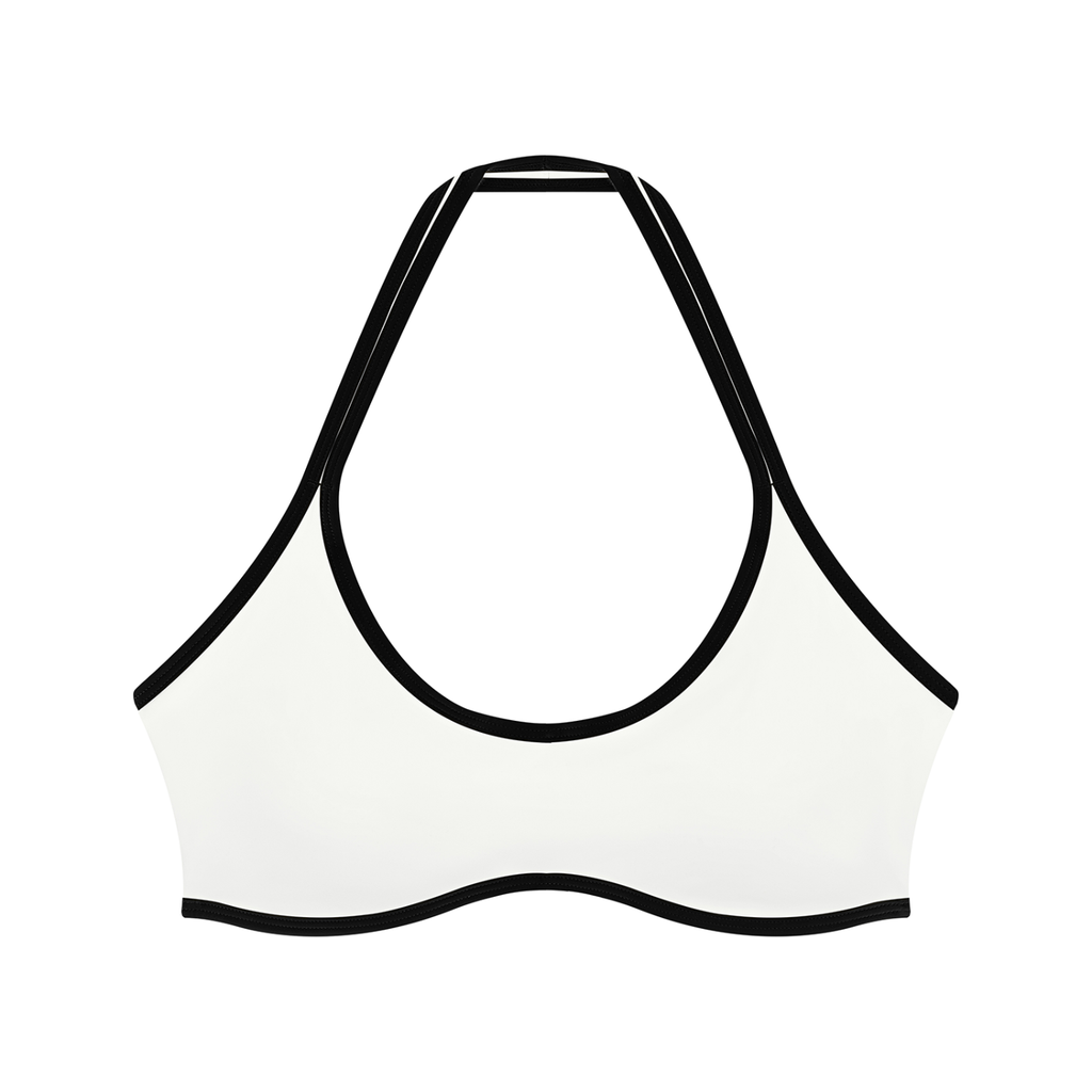 Women's Halter Color Block Yoga Sports Bra